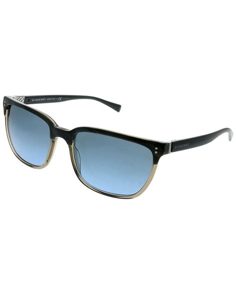 burberry 56mm square polarized sunglasses